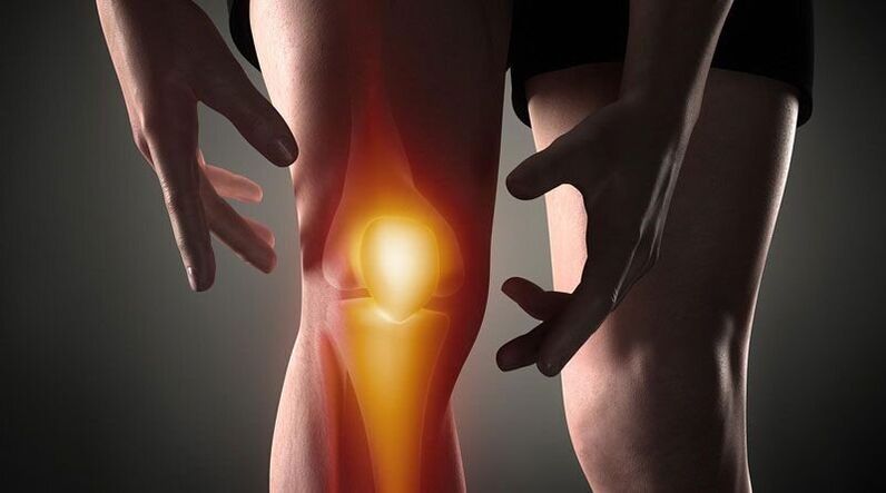 Disorders of metabolic processes in the joint structure can cause knee pain