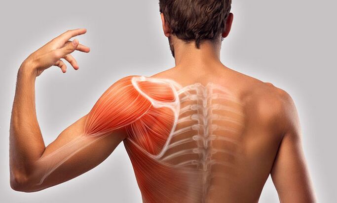 Man worried about shoulder blade pain