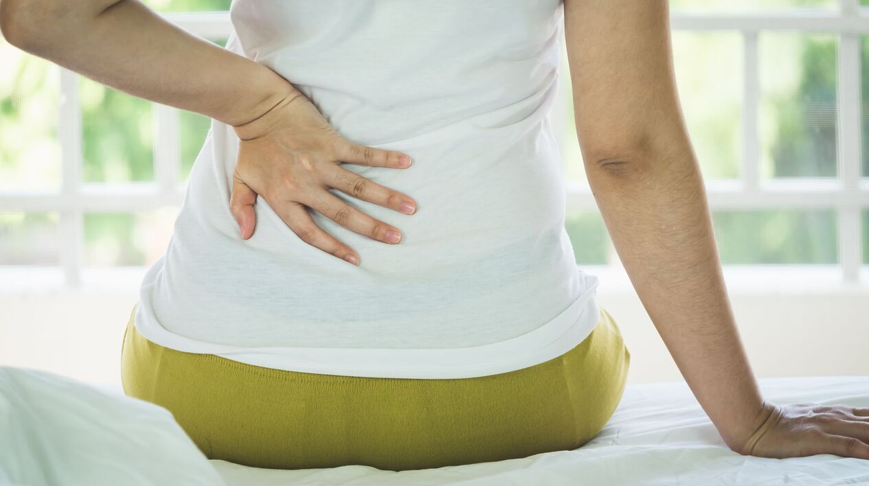 Symptoms of low back pain